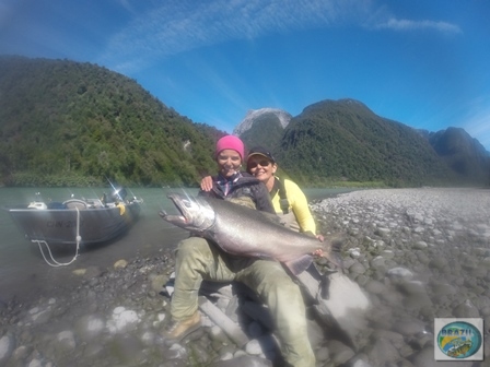 Fotos da pesca esportiva em Chaiten no Chile